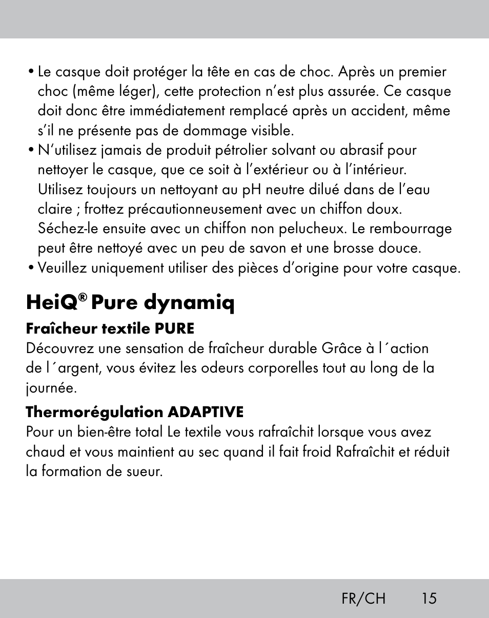 Heiq, Pure dynamiq | Crivit IH-1788 User Manual | Page 13 / 38