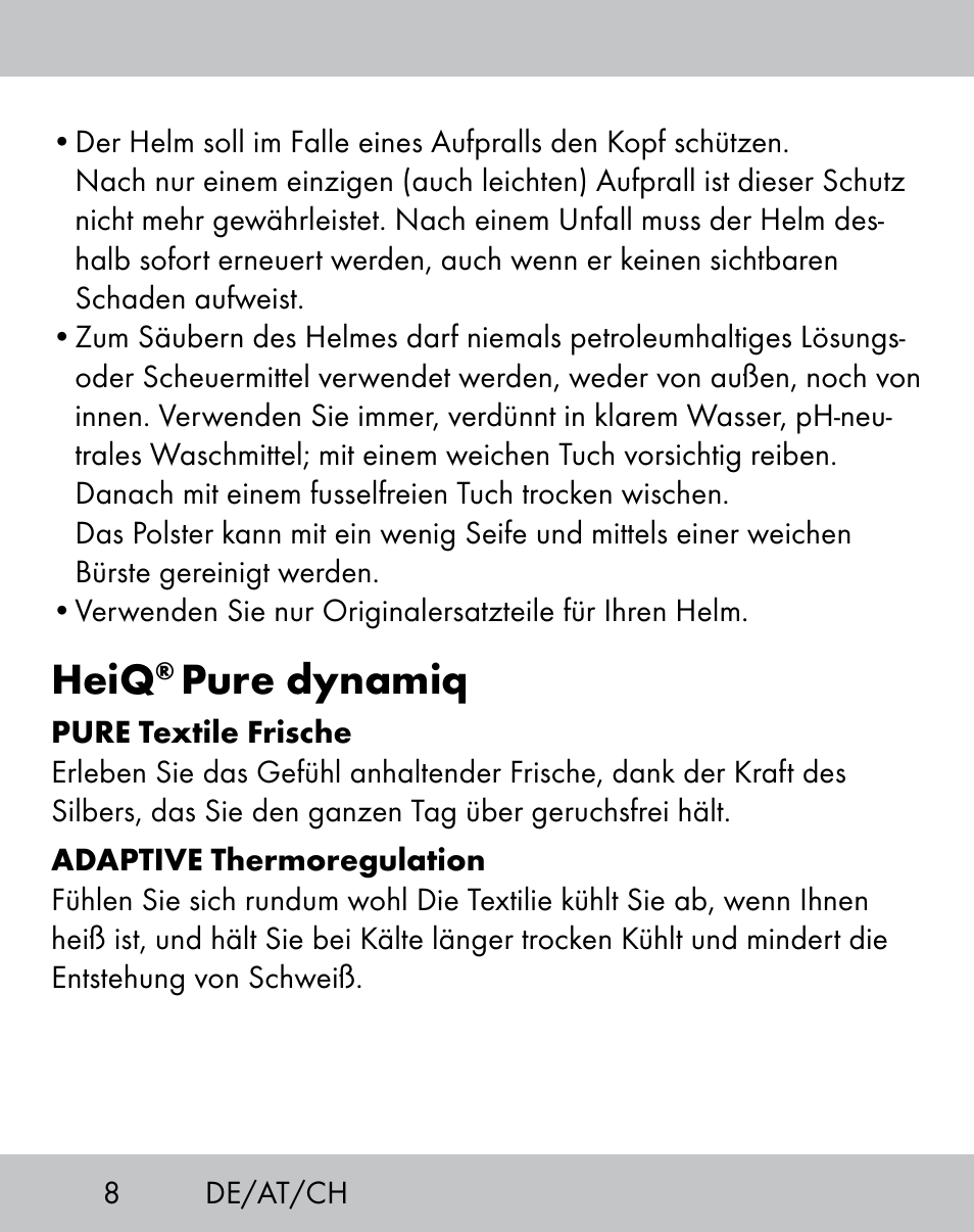 Heiq, Pure dynamiq | Crivit IH-1788 User Manual | Page 6 / 38