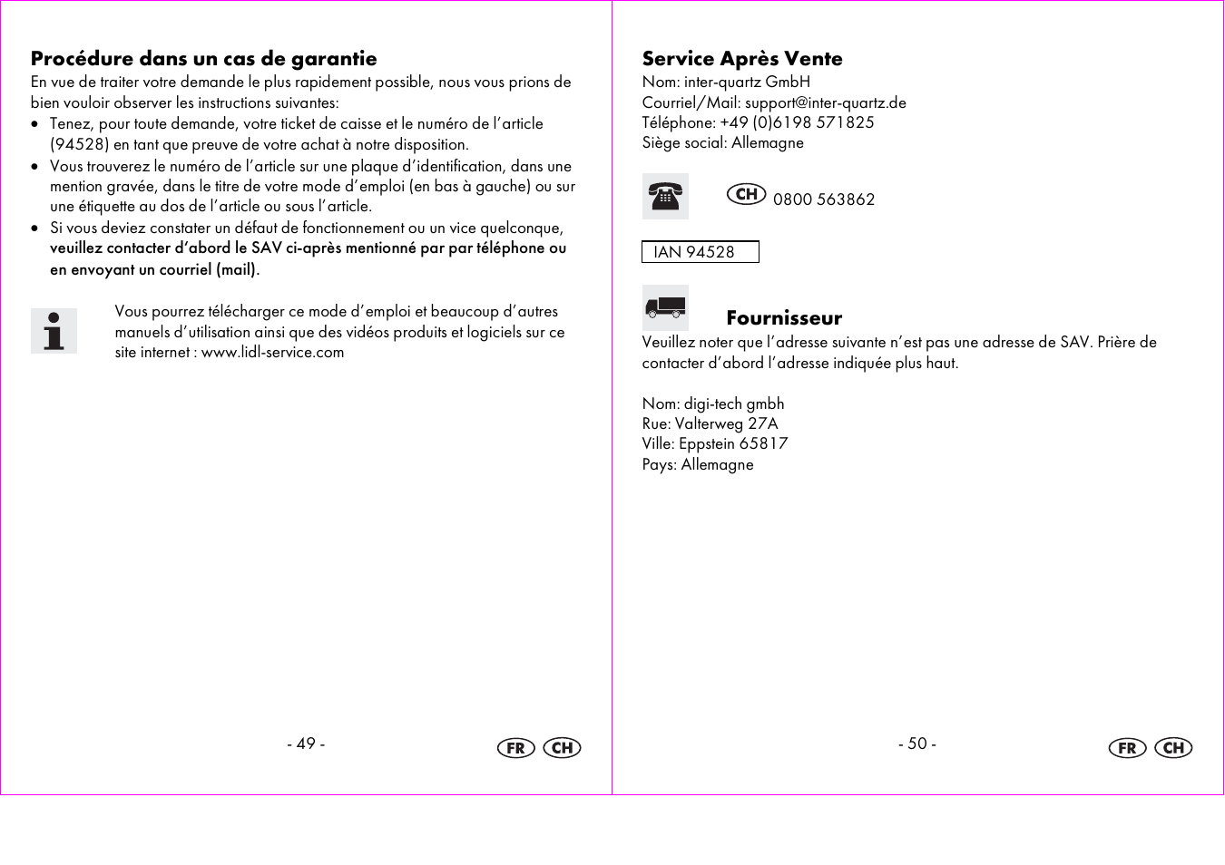 Crivit 1-LD3604-х User Manual | Page 26 / 51