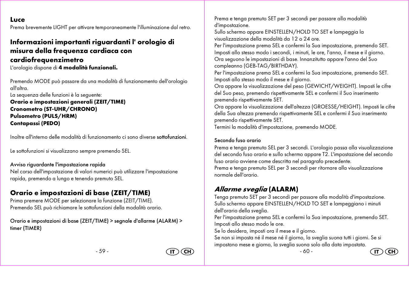 Allarme sveglia | Crivit 1-LD3604-х User Manual | Page 31 / 51