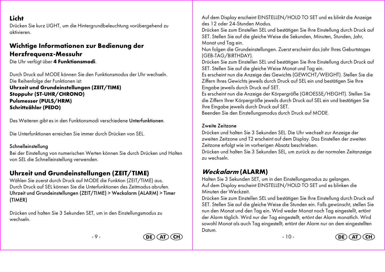 Weckalarm | Crivit 1-LD3604-х User Manual | Page 6 / 51