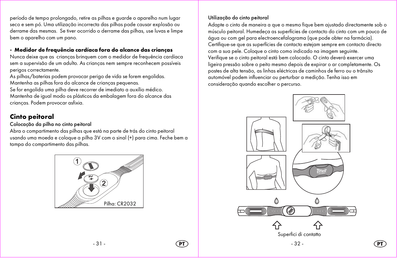 Cinto peitoral | Crivit 1-LD3604-х User Manual | Page 17 / 51