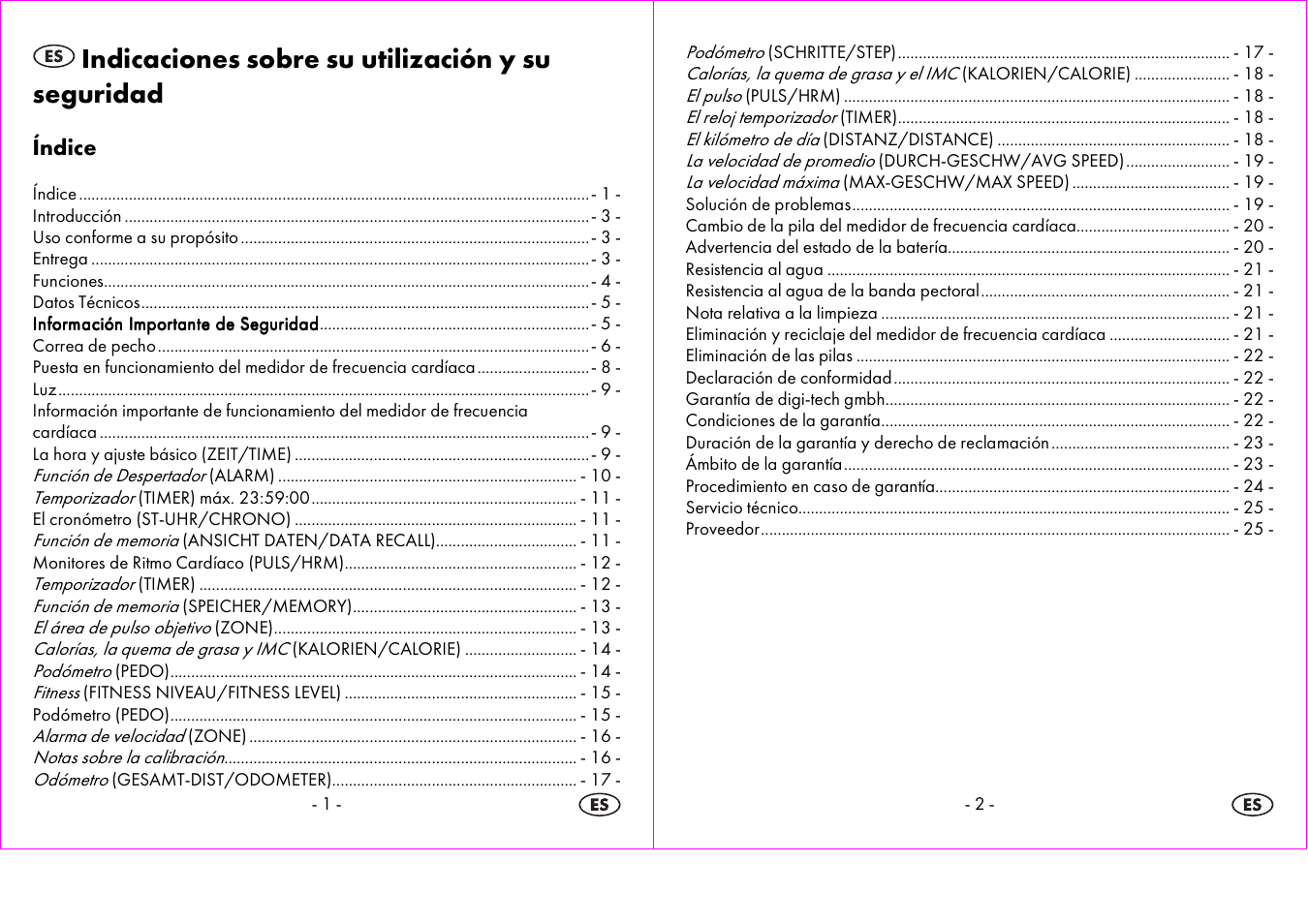 Indicaciones sobre su utilización y su seguridad | Crivit 1-LD3604-х User Manual | Page 2 / 51