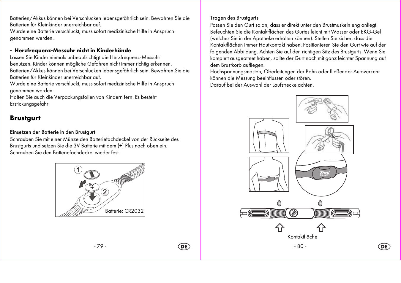 Brustgurt | Crivit 1-LD3604-х User Manual | Page 41 / 51