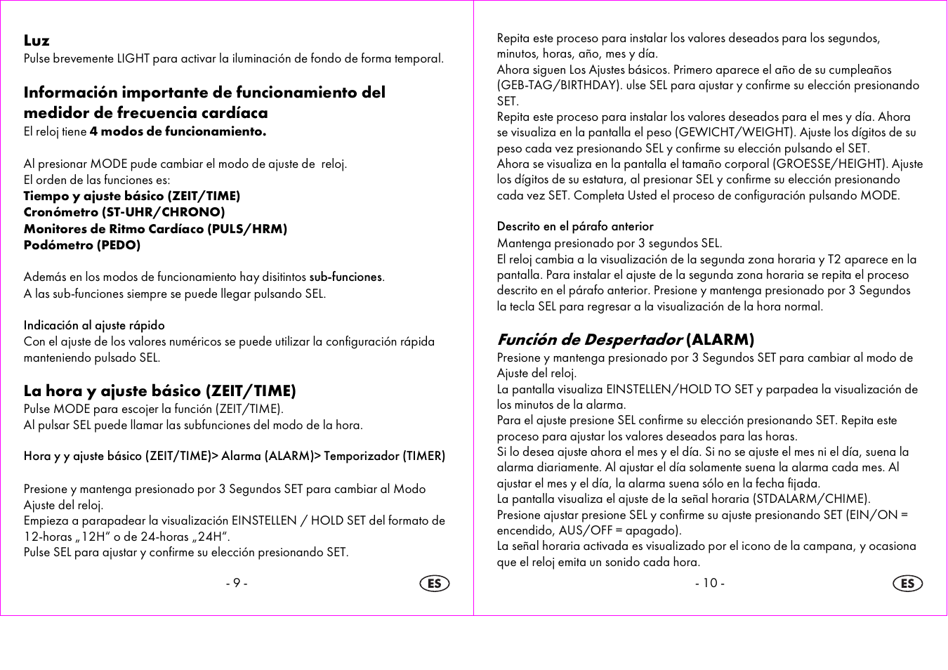 Función de despertador | Crivit 1-LD3604-х User Manual | Page 6 / 51