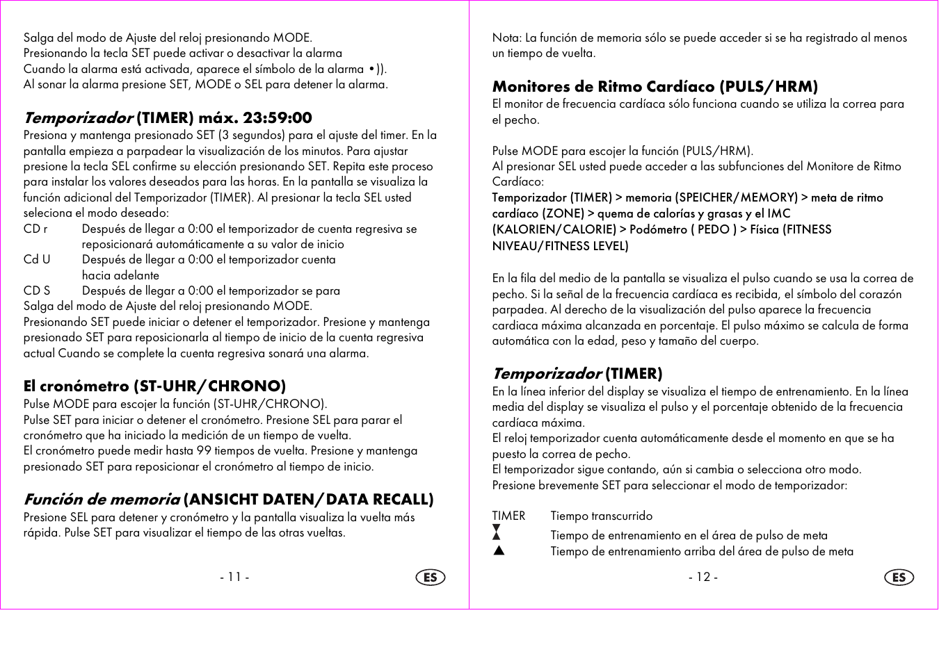 Temporizador | Crivit 1-LD3604-х User Manual | Page 7 / 51