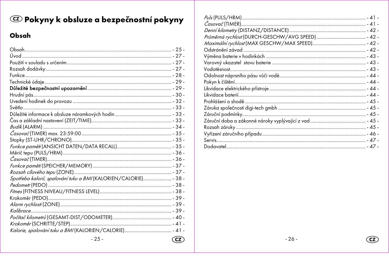 Pokyny k obsluze a bezpečnostní pokyny | Crivit 1-LD3604-х User Manual | Page 14 / 49