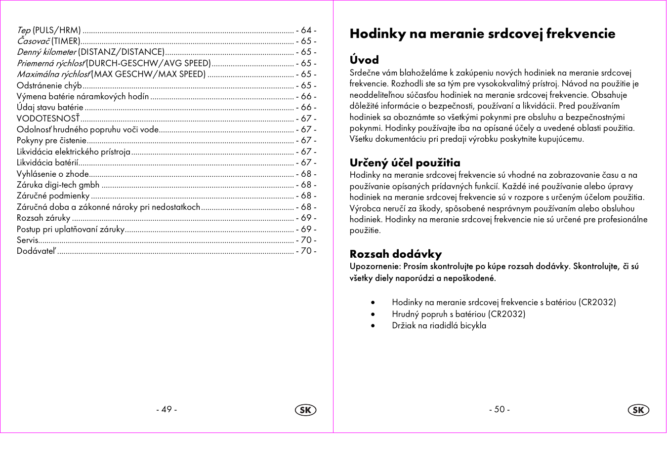 Hodinky na meranie srdcovej frekvencie | Crivit 1-LD3604-х User Manual | Page 26 / 49