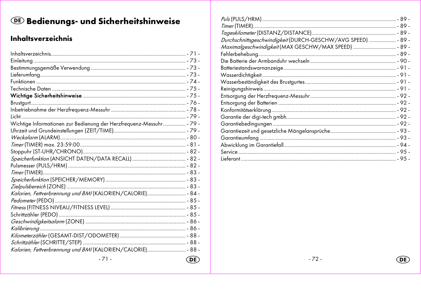 Bedienungs- und sicherheitshinweise | Crivit 1-LD3604-х User Manual | Page 37 / 49