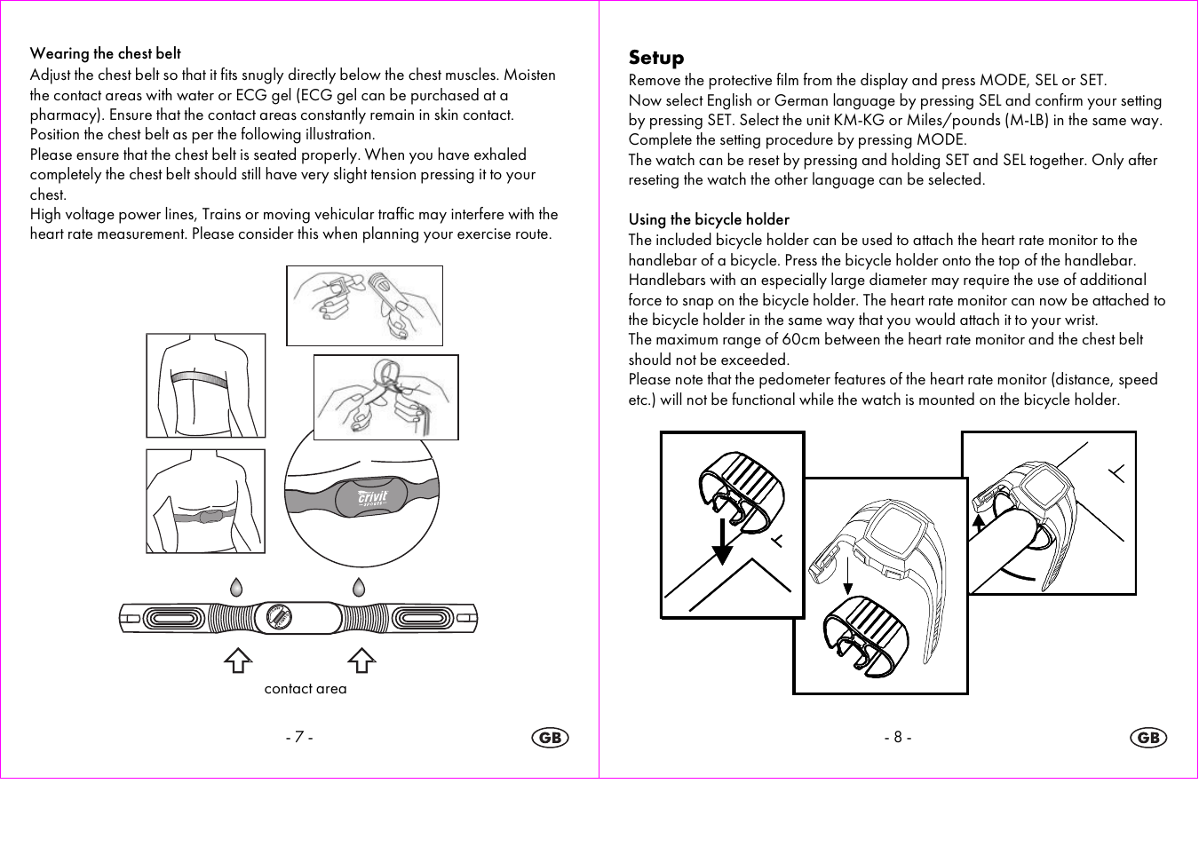 Setup | Crivit 1-LD3604-х User Manual | Page 5 / 49