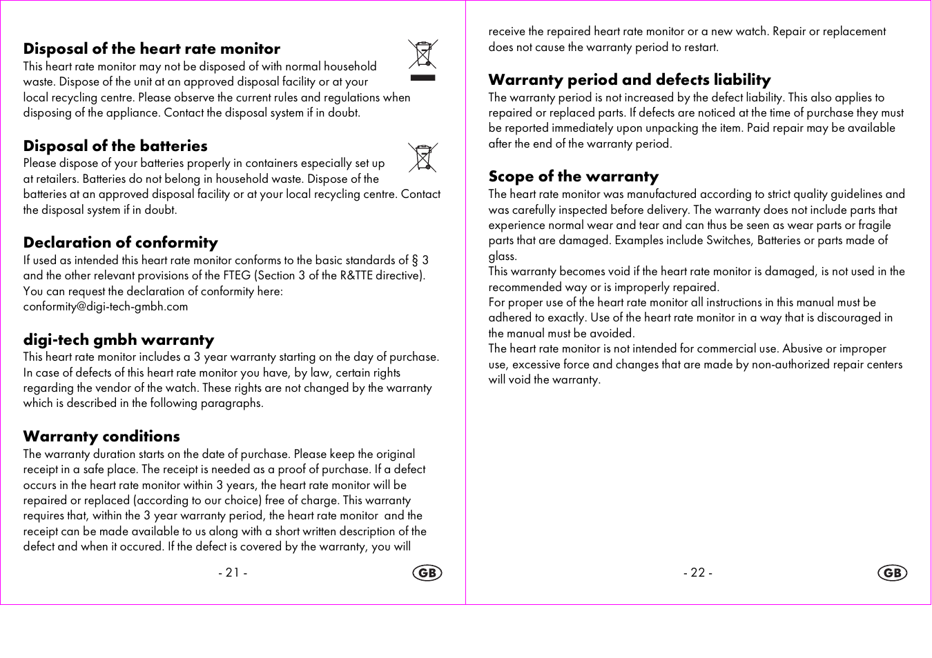 Crivit 1-LD3604-х User Manual | Page 12 / 51