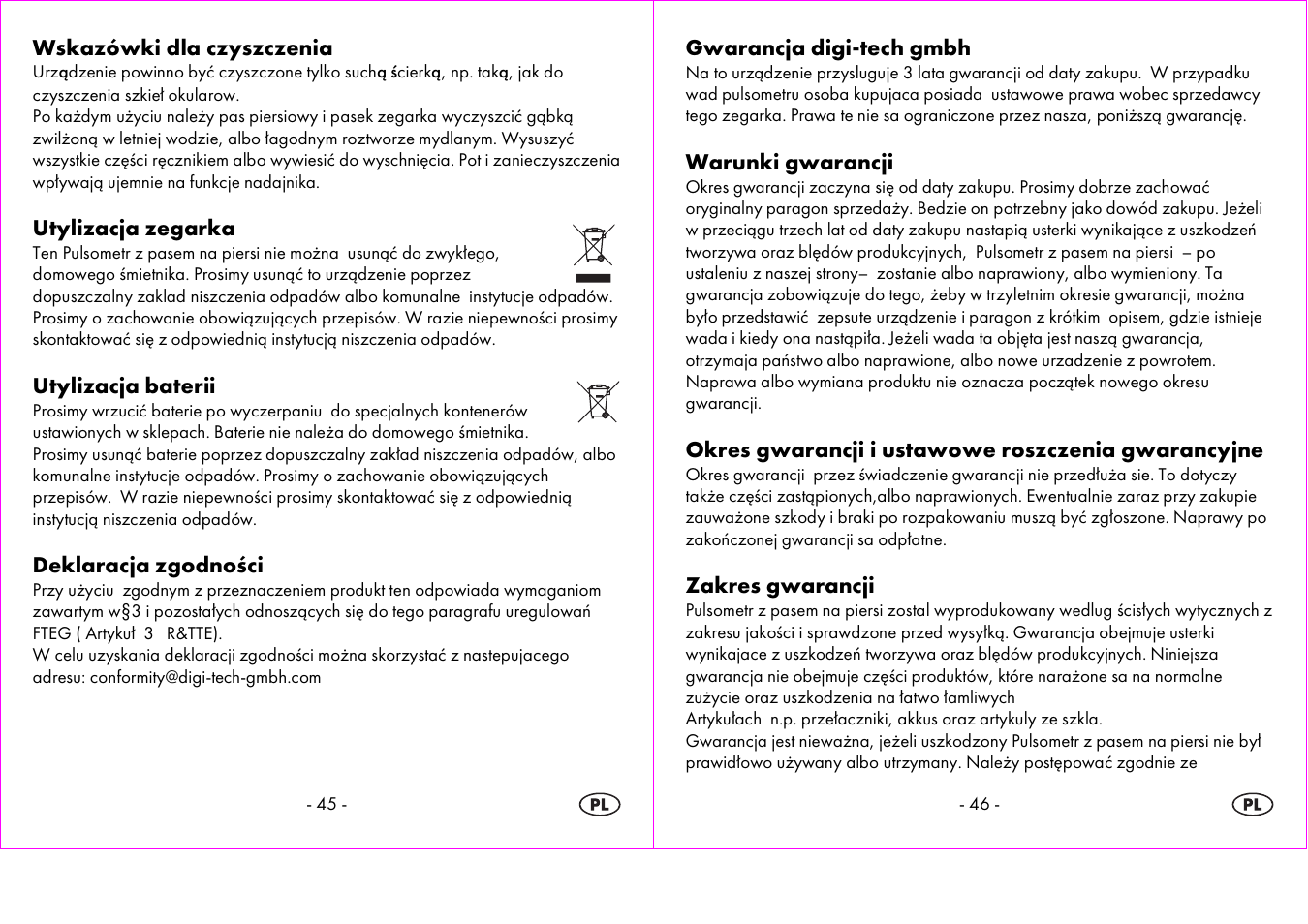 Crivit 1-LD3604-х User Manual | Page 24 / 51