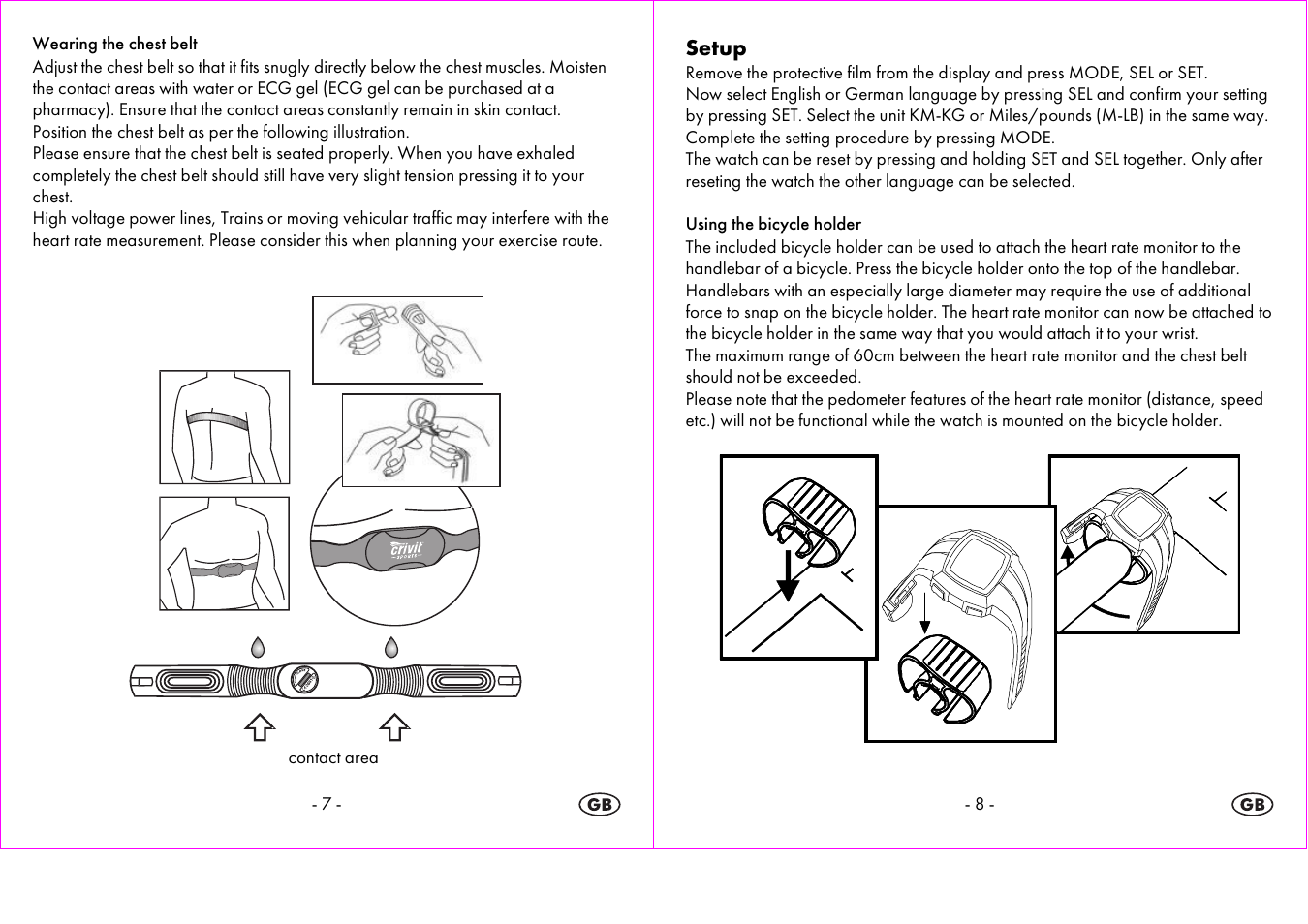 Setup | Crivit 1-LD3604-х User Manual | Page 5 / 51