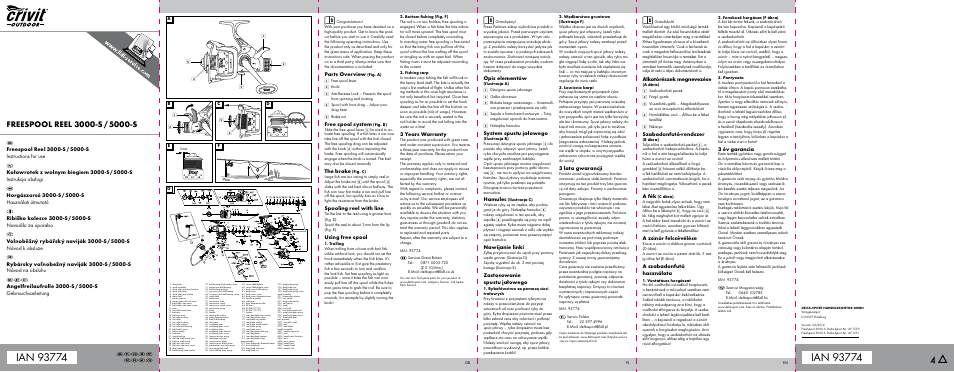 Crivit 3000-s User Manual | 2 pages