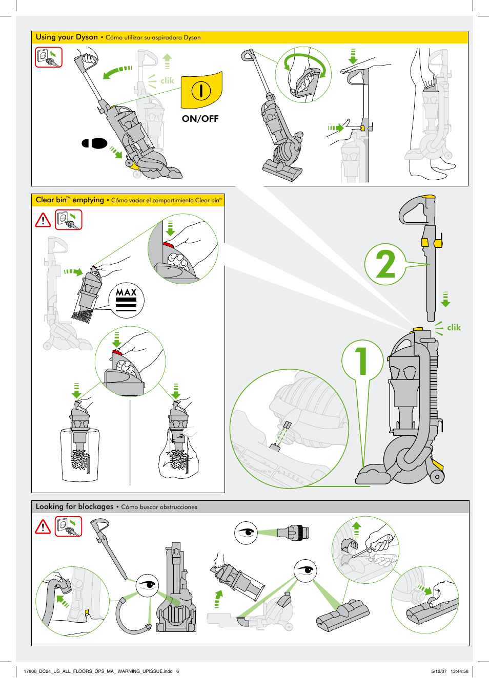 DYSON DC 24 User Manual | Page 6 / 20