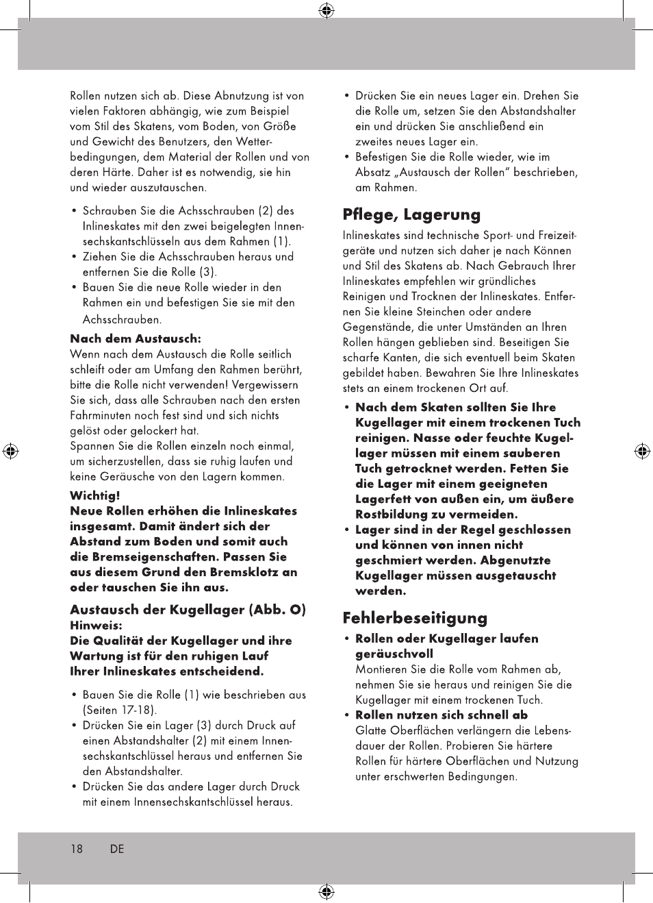 Crivit DI-1736 User Manual | Page 18 / 28