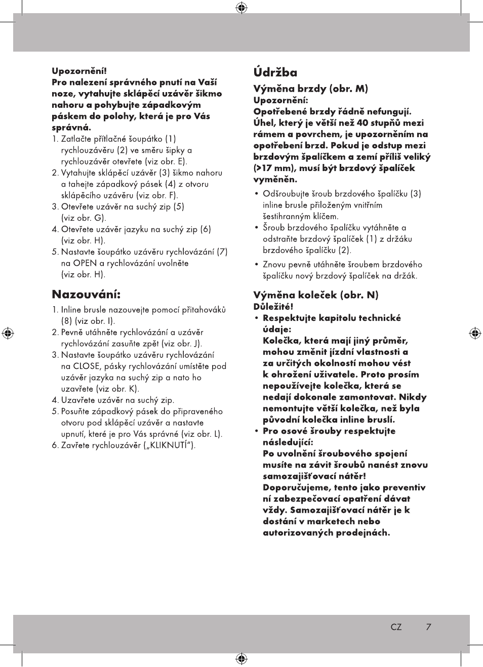 Crivit DI-1736 User Manual | Page 7 / 28
