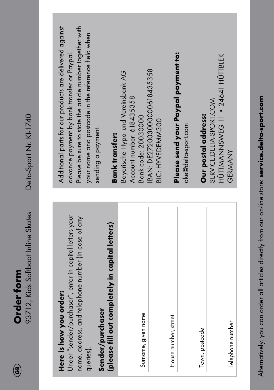 Or der f or m | Crivit KI-1740 User Manual | Page 23 / 28