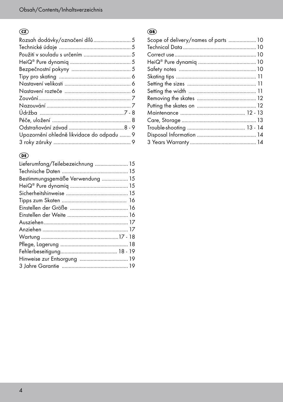 Crivit KI-1740 User Manual | Page 4 / 28