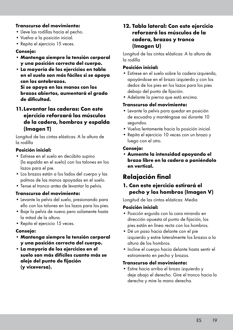 Relajación final | Crivit ST-1744 User Manual | Page 19 / 44