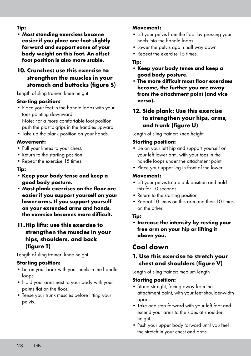 Cool down | Crivit ST-1744 User Manual | Page 28 / 44