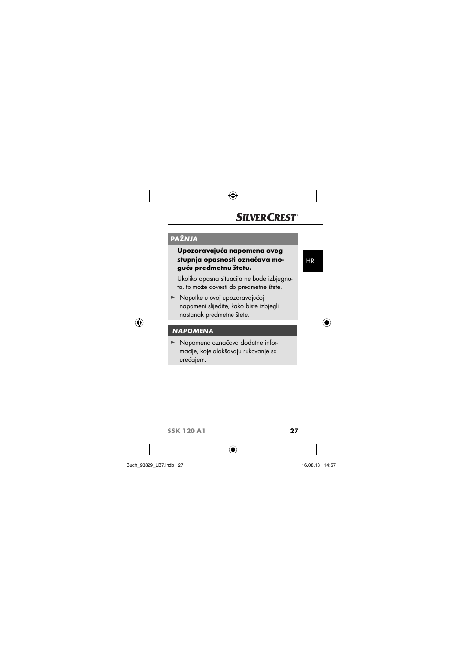 Crivit SSK 120 A1 User Manual | Page 30 / 113