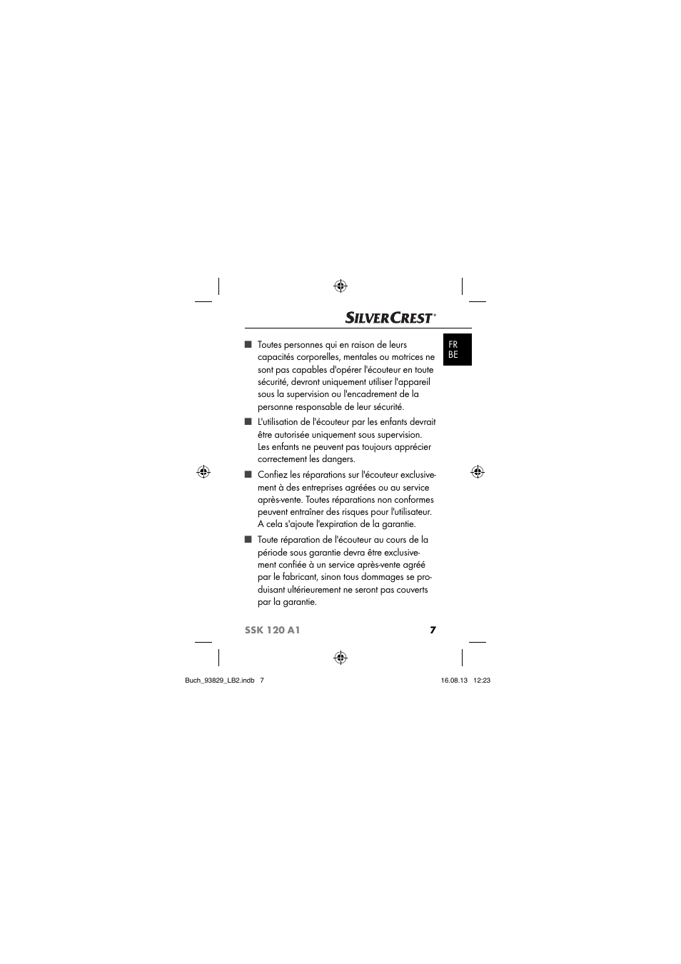 Crivit SSK 120 A1 User Manual | Page 10 / 69
