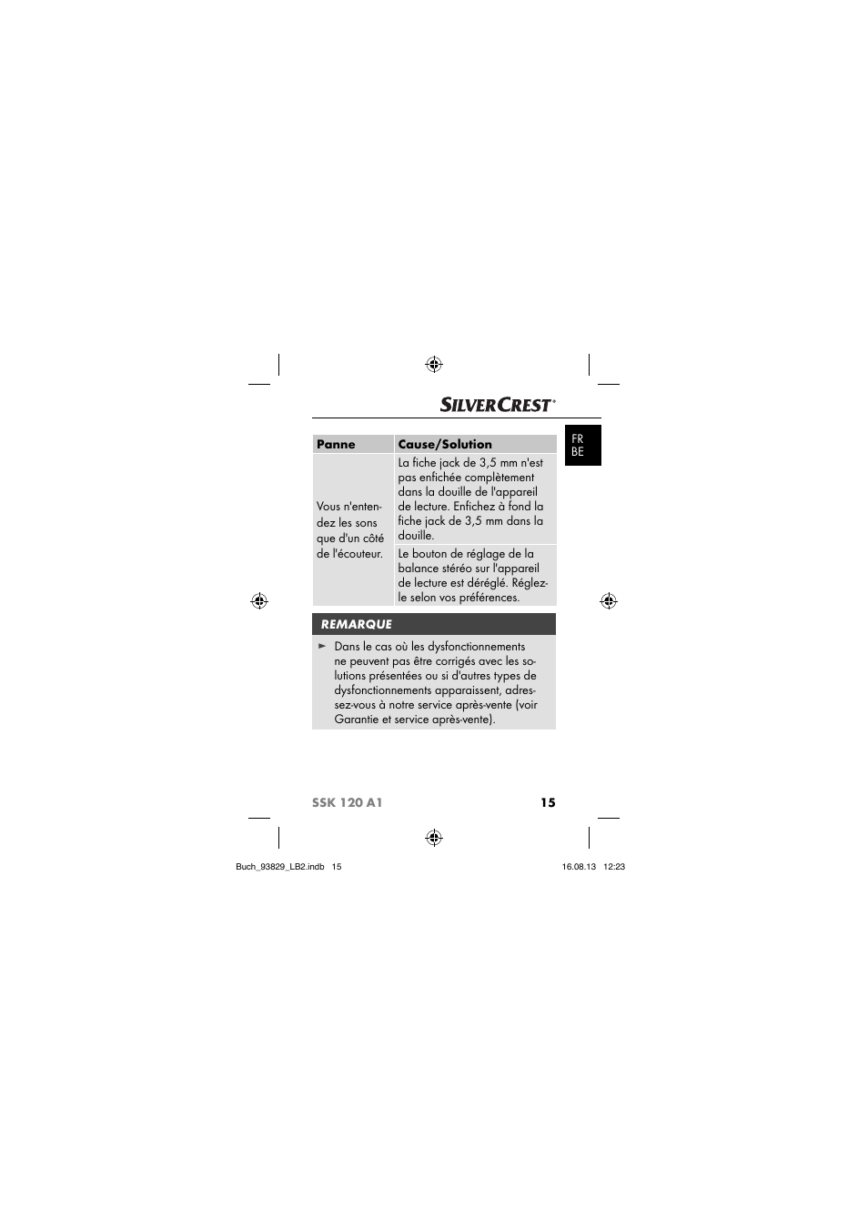 Crivit SSK 120 A1 User Manual | Page 18 / 69