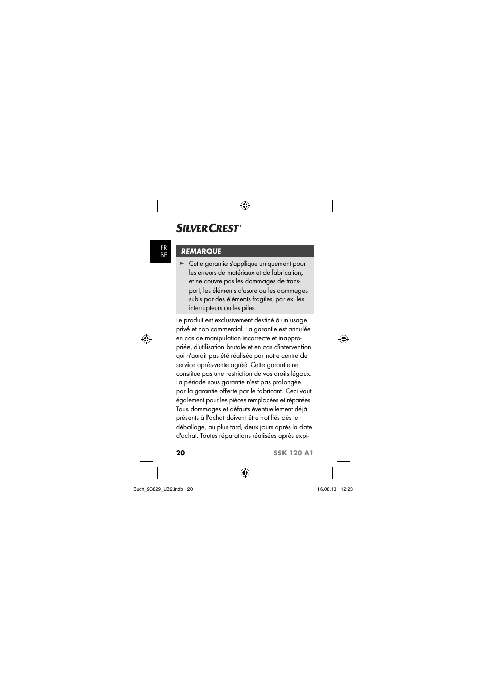 Crivit SSK 120 A1 User Manual | Page 23 / 69