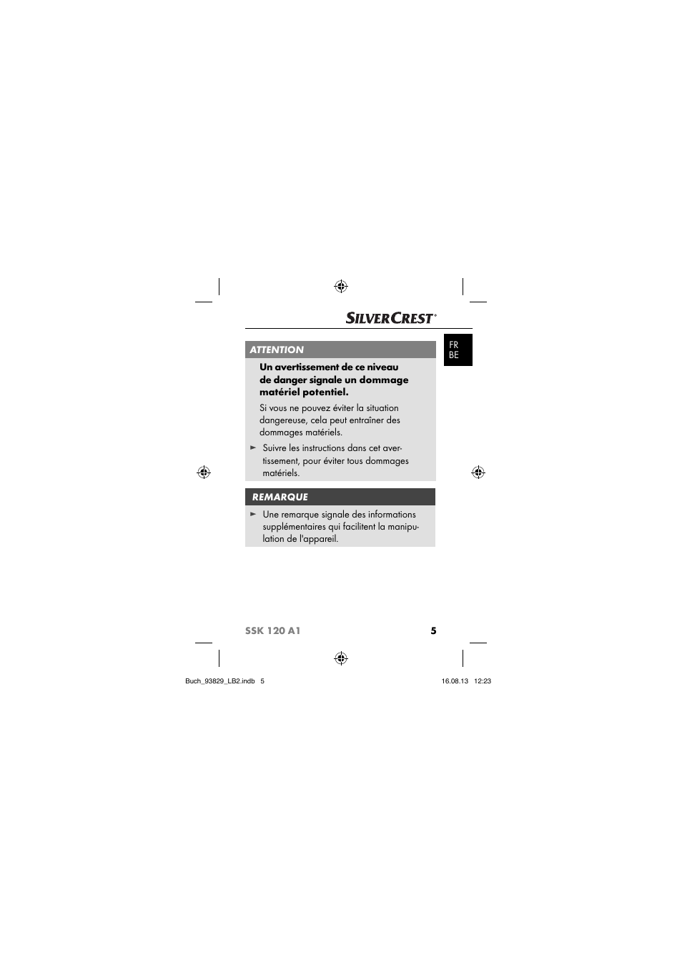 Crivit SSK 120 A1 User Manual | Page 8 / 69