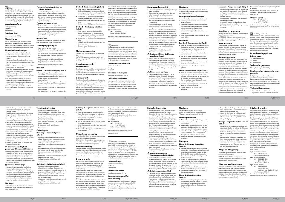 Crivit Sit Up Trainer Liegestuetzgriffe User Manual | Page 2 / 2