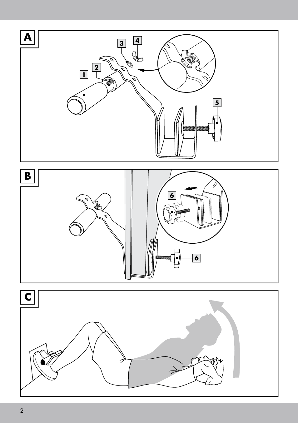 Crivit Sit Up Trainer Situp User Manual | Page 2 / 24