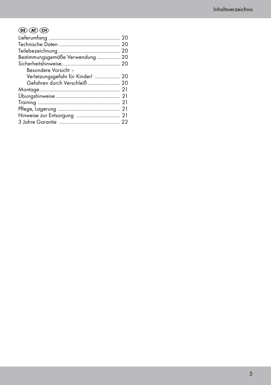 Crivit Sit Up Trainer Situp User Manual | Page 5 / 24