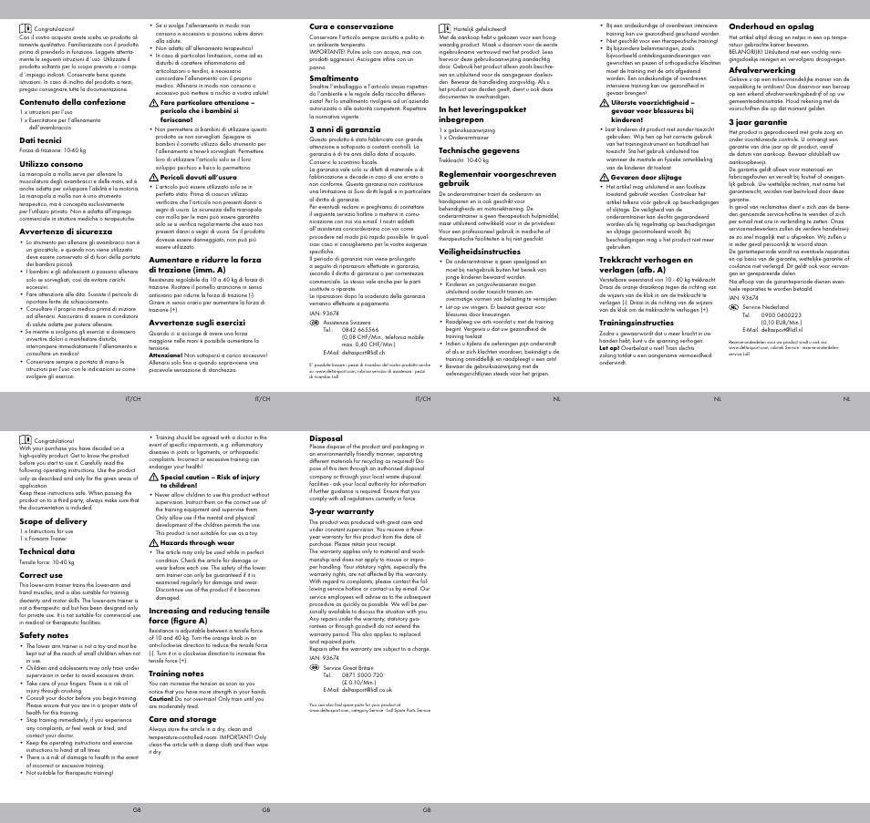 Crivit Sit Up Trainer Unterarmtrainer User Manual | Page 2 / 2