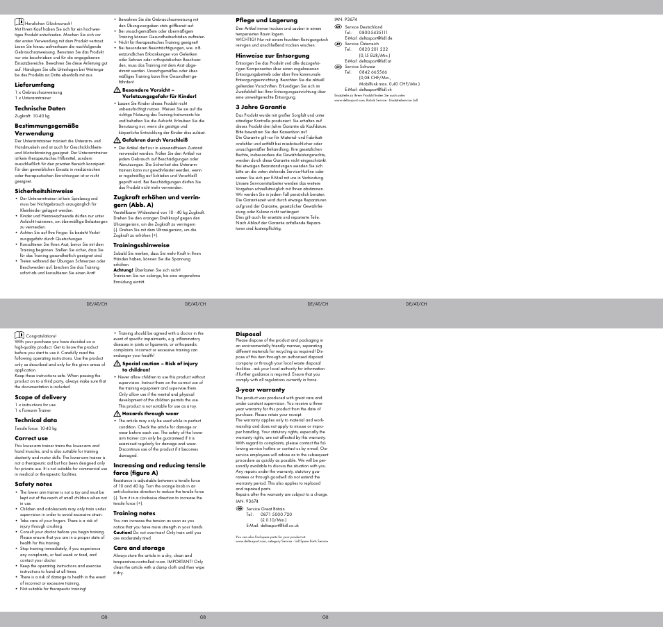 Crivit Sit Up Trainer Unterarmtrainer User Manual | Page 2 / 2