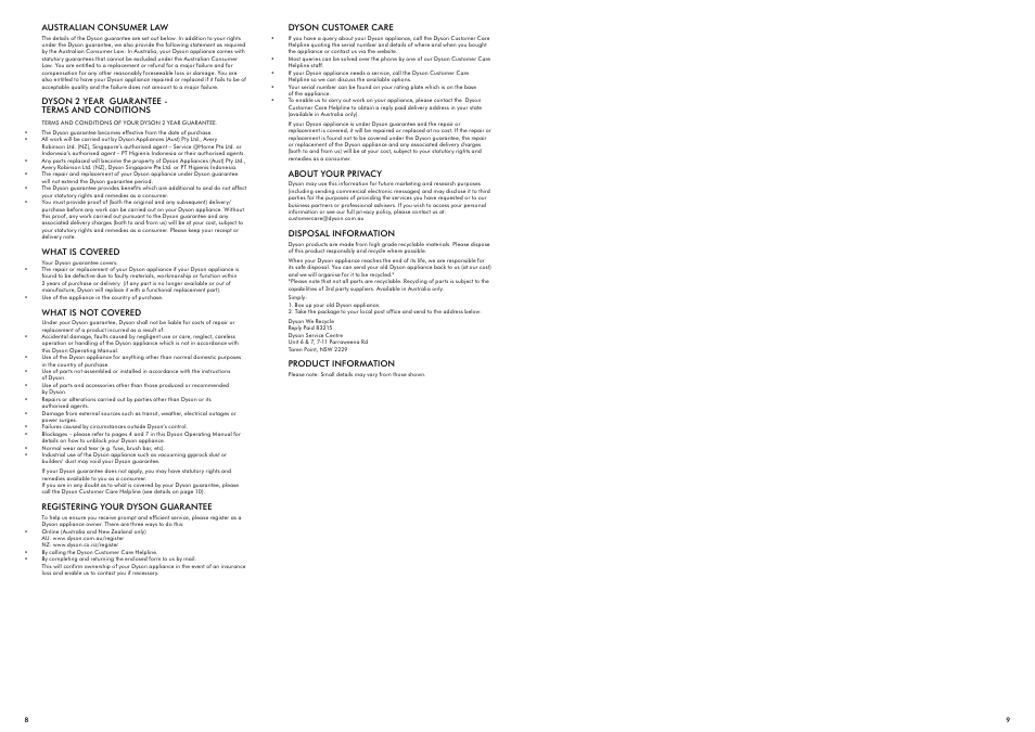 DYSON DC39 User Manual | Page 5 / 7