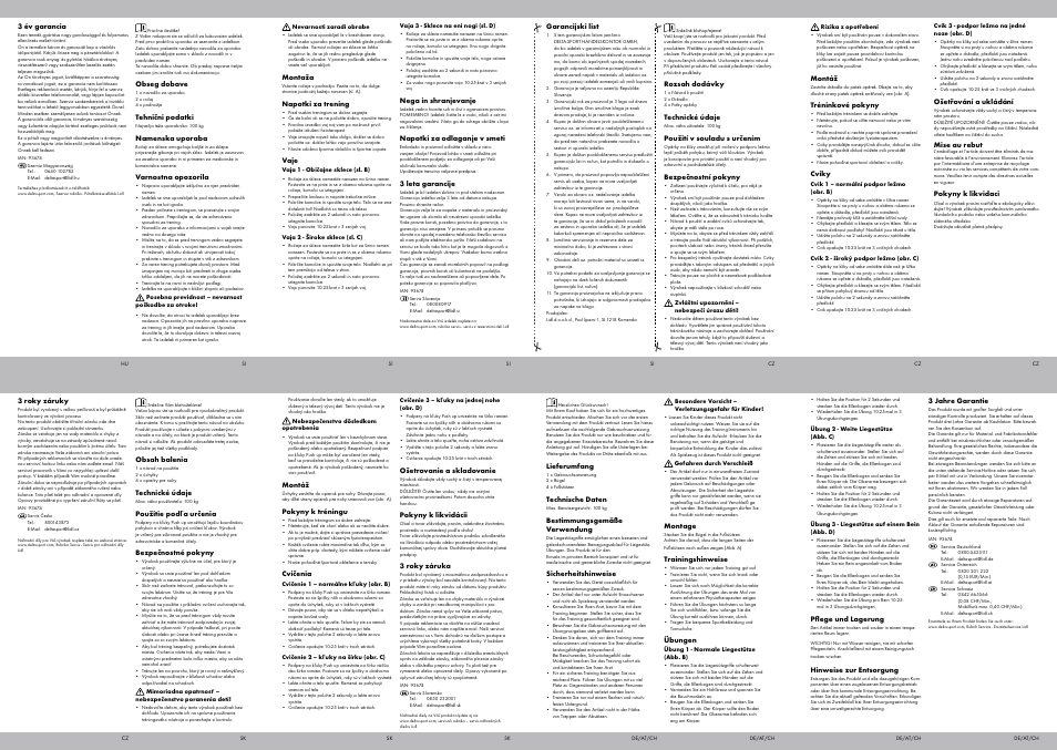 Crivit Sit Up Trainer Liegestuetzgriffe User Manual | Page 2 / 2