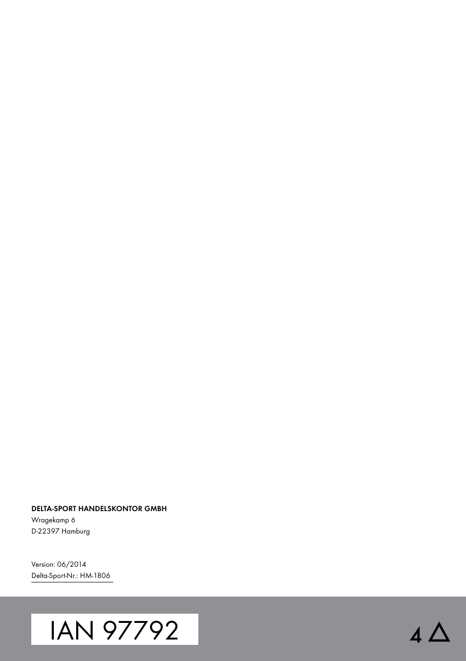Crivit HM-1806 User Manual | Page 20 / 20