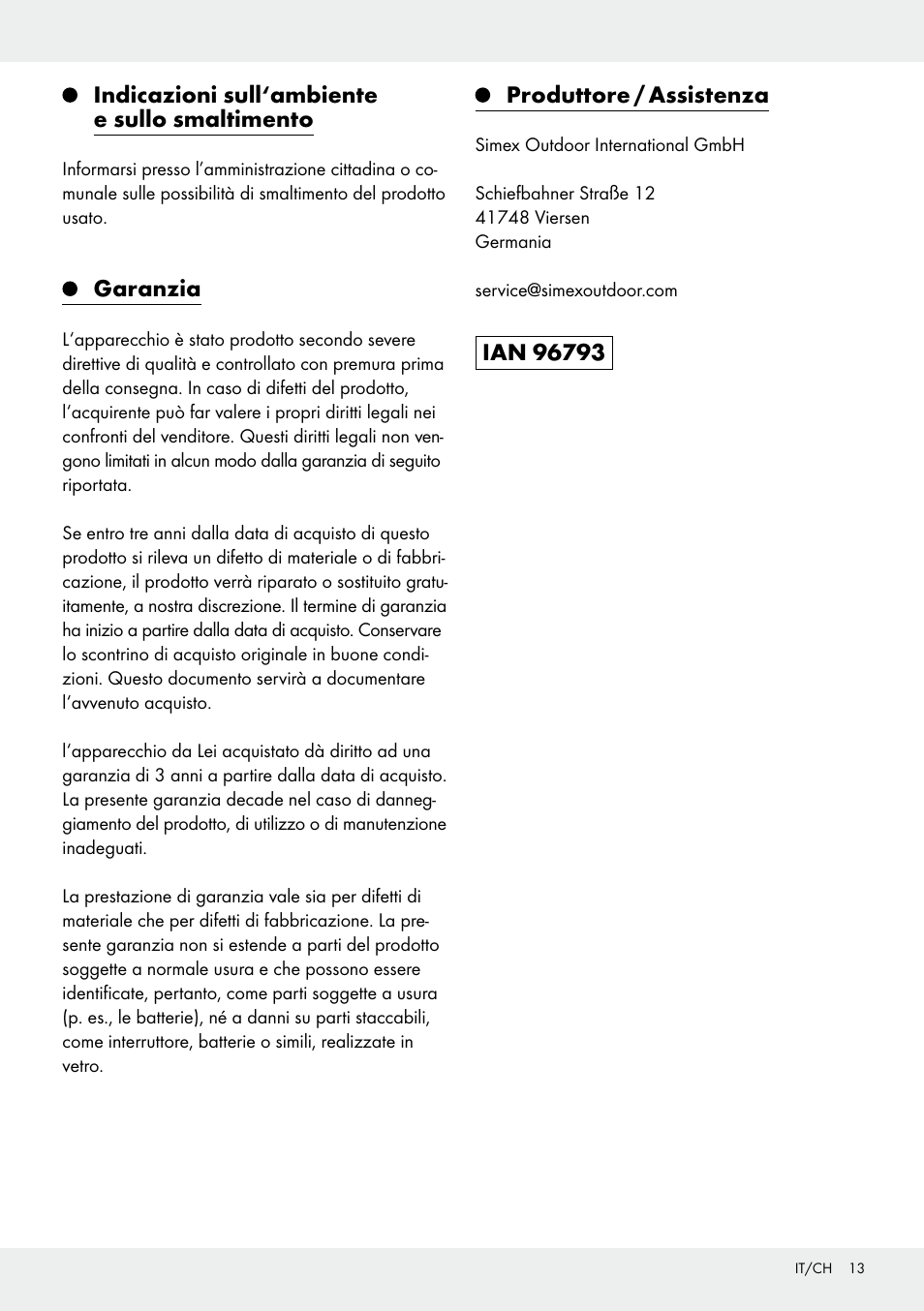 Crivit Pop-Up Beach Shelter User Manual | Page 13 / 20