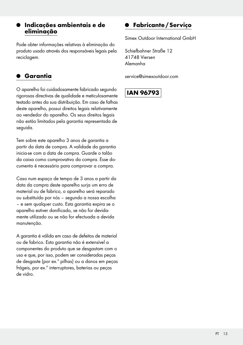 Crivit Pop-Up Beach Shelter User Manual | Page 13 / 20