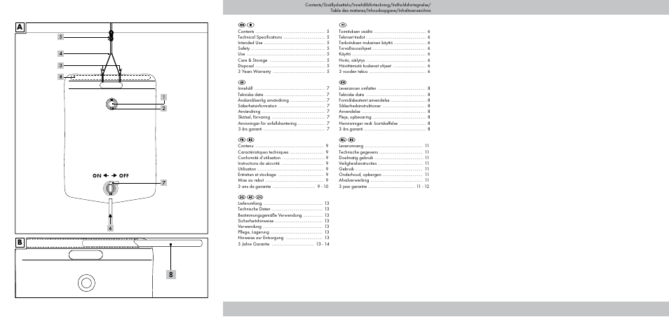 Crivit CS-1802 User Manual | Page 2 / 14