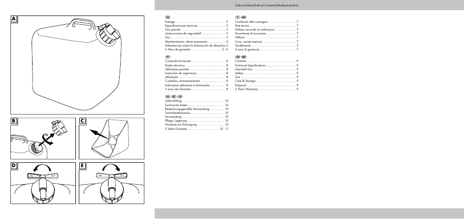 Ab d c e | Crivit CS-1803 User Manual | Page 2 / 10