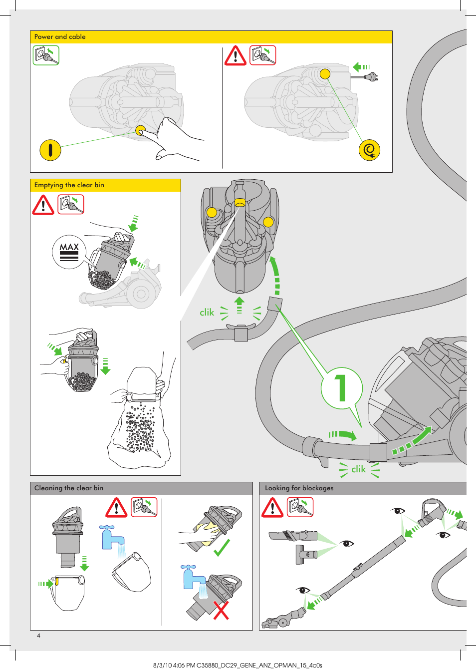DYSON DC29 User Manual | Page 4 / 12