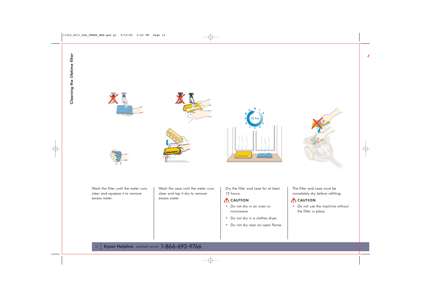 DYSON DC11 User Manual | Page 12 / 16