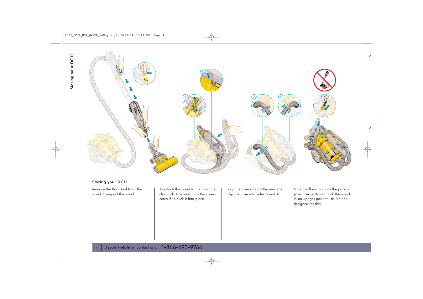 DYSON DC11 User Manual | Page 4 / 16