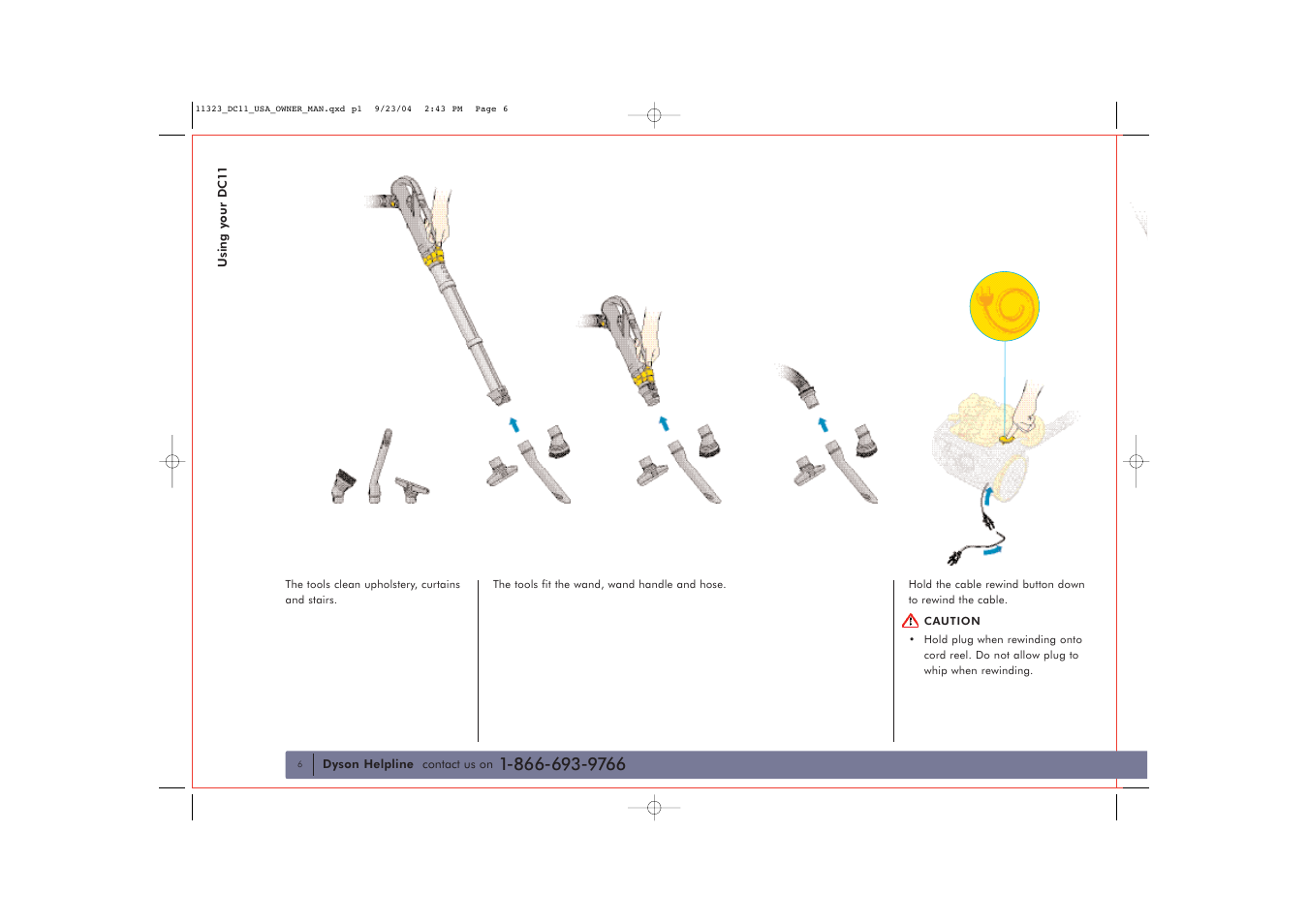 DYSON DC11 User Manual | Page 6 / 16