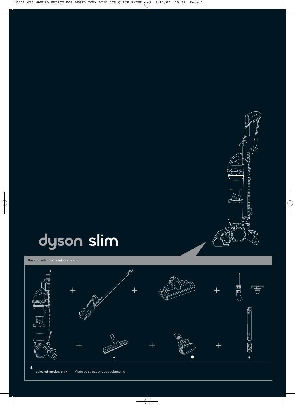 DYSON DC18 User Manual | 16 pages