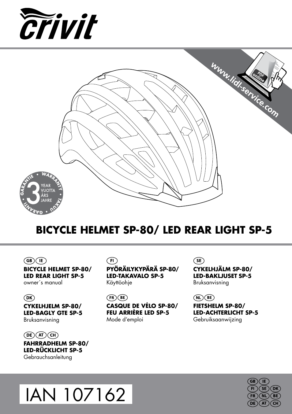 Crivit SP-80 User Manual | 42 pages