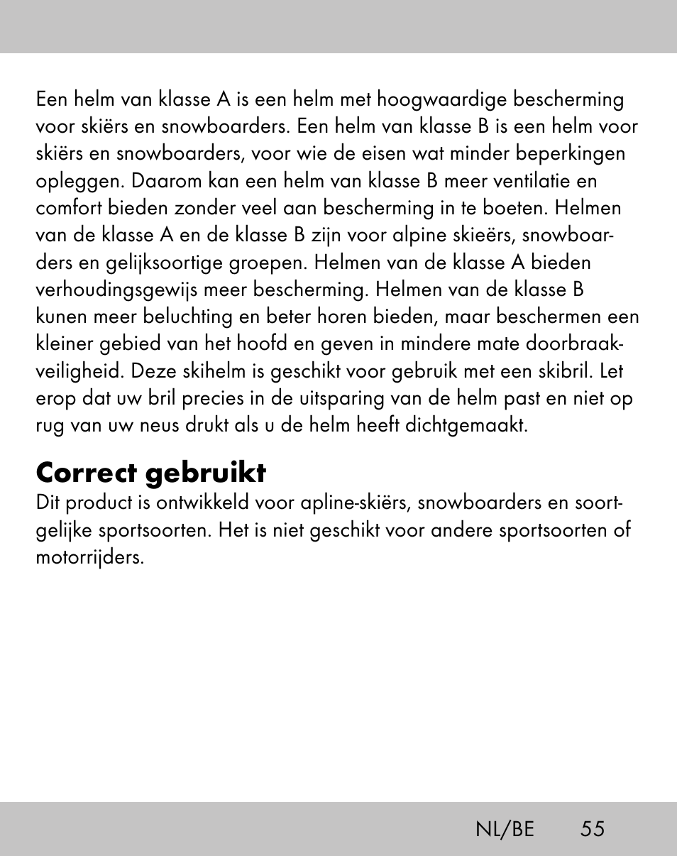 Correct gebruikt | Crivit ES-1656 User Manual | Page 53 / 74