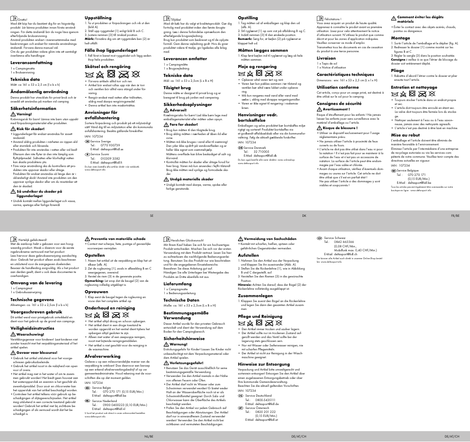 Crivit Camping Mat User Manual | Page 2 / 2